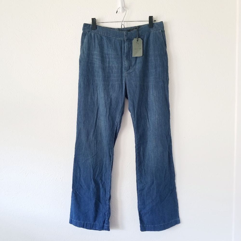 NWT, All Saints, soft denim “lounge” pant, Size L